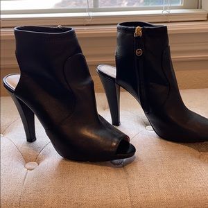 Michael Kors peep toe booties!